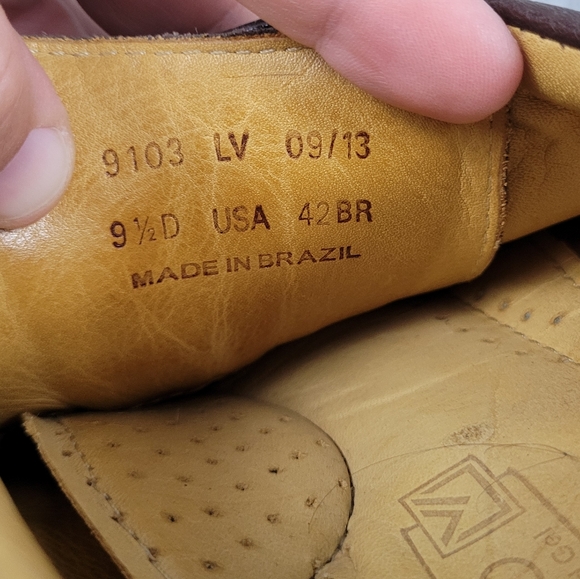 SANDRO | 9103 leather laceup split cap toe derby loafer shoes - Picture 11 of 11